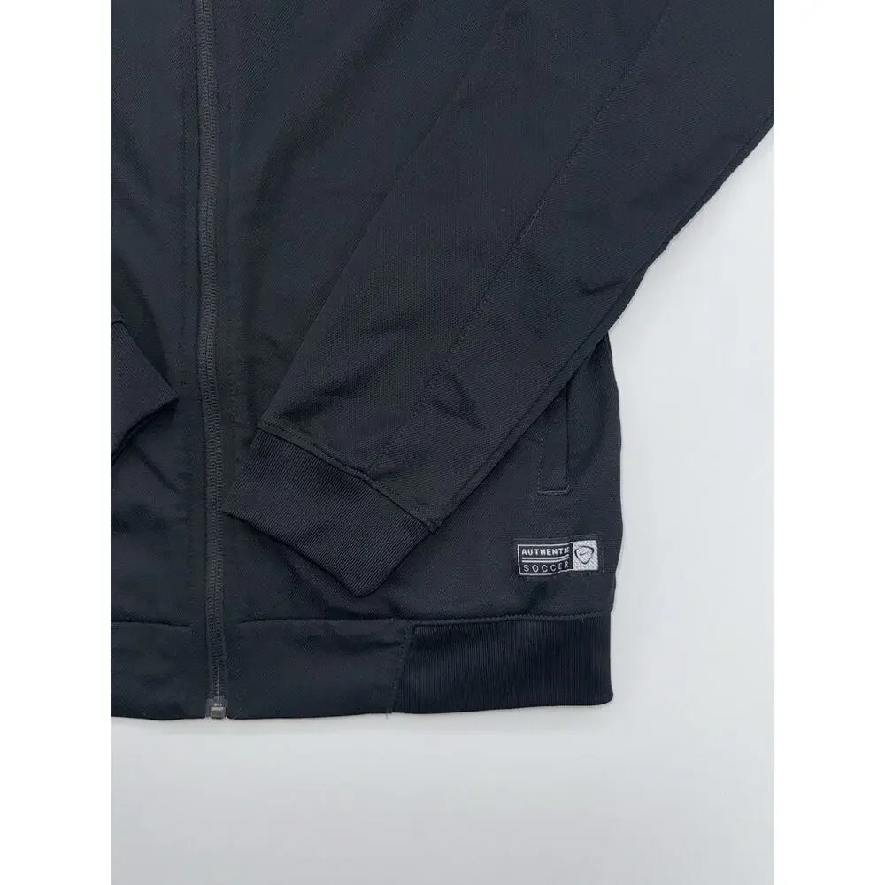 Men's Nike Soccer It Dri Fit Knit Black Jacket 688380 011 Size Small